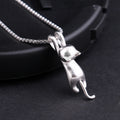 925 Sterling Silver Cat Necklace