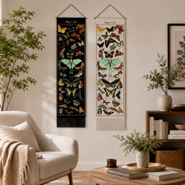 Butterfly Wall Hanging with Fringe