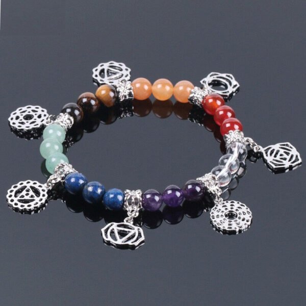 Seven Chakra Charm Bracelet