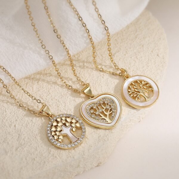 Gold Tree of Life Necklace in three styles